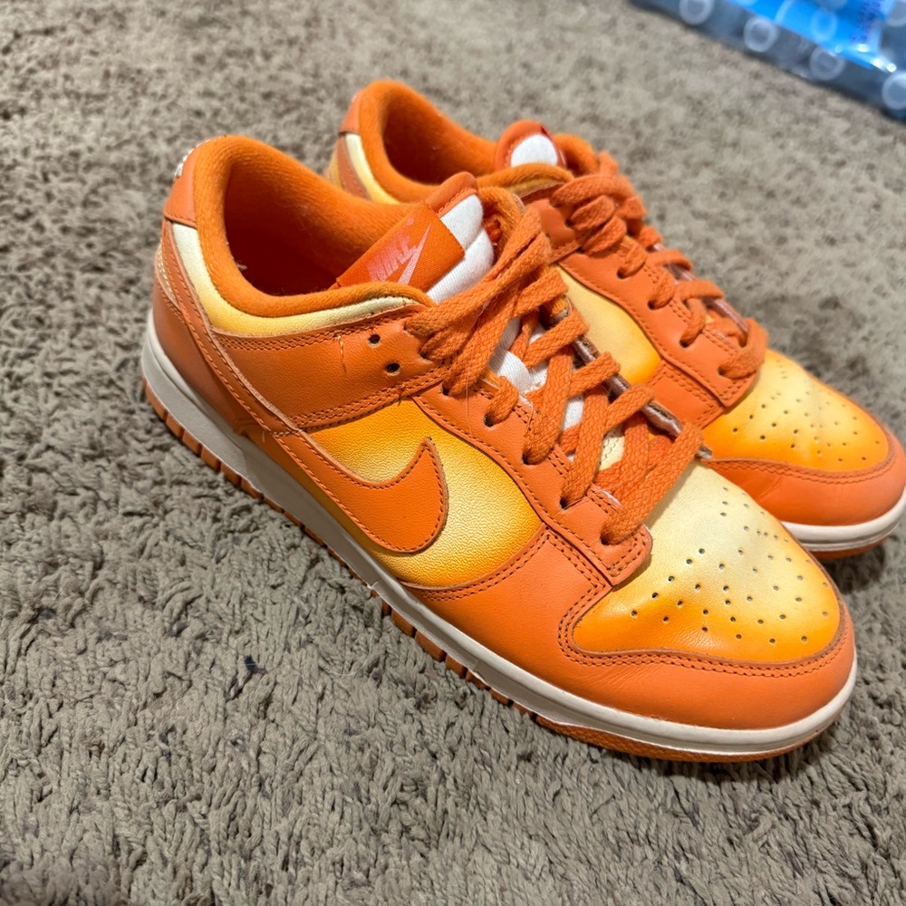 Nike Bright Orange and Yellow Shoes